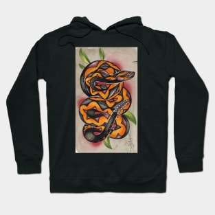 old timey snake tattoo Hoodie